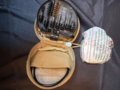 USGI Surplus OTIS 9mm Pistol Cleaning Kit Military w/ Coyote MOLLE Case