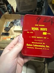 one dozen wool mops for gun cleaning No.471 outers onalaska wisconsin