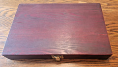 42 Pc Gun Cleaning Kit In Wood Case New Open Pack