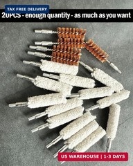 20 Pack Bore Brush/Bore Mop Kit,Gun Cleaning Brush for Shotgun/Pistol/Rifle,Bore