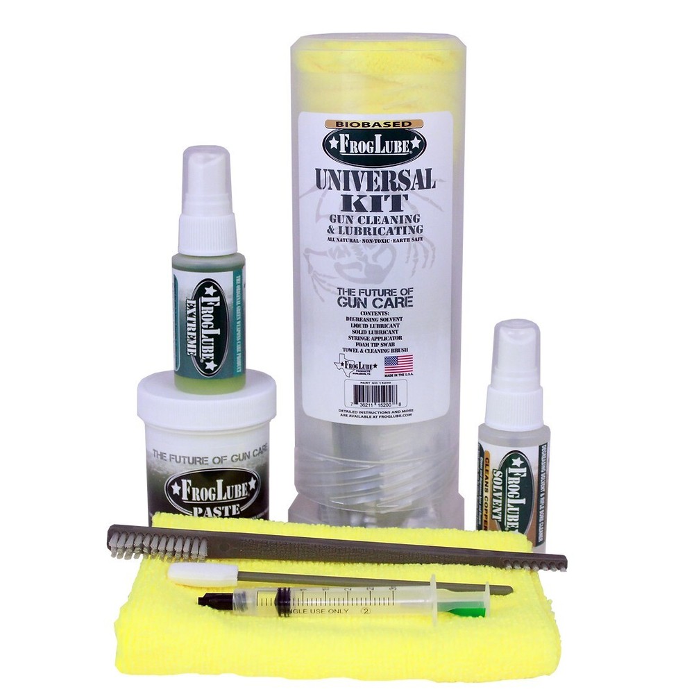 FrogLube Frog Tube Solvent CLP Paste Squeeze Tube Brush Towel Reduces Residue