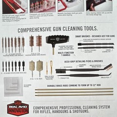 Real Avid Master Cleaning Station Kit .22-.45 12/20ga Deep Cleaning w/ Case