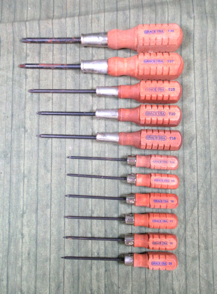 GRACE Gun Care Tools 11 Piece Star Screwdriver Set in Pouch ~ U.S.A.