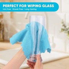 Orighty Microfiber Cleaning Cloth 24 Pack Highly Absorbent Cleaning Rags