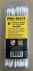 (100) Pro-Shot Double Ended Cotton Swabs, Tapered & Regular Tips, SHIPS FREE