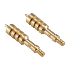 .40 Cal Solid Brass Spear Pointed Jag Gun Clean Accessories Brass Pack of 2