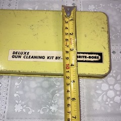 Vintage Brite-Bore Deluxe Gun Cleaning Kit 12 Piece May Not Be Complete Partial