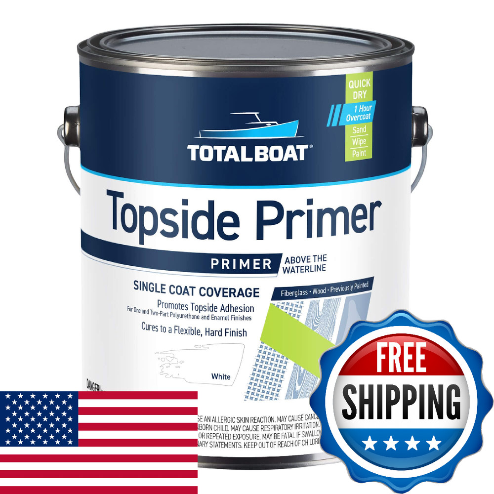 Totalboat Marine Topside Boat Paint Premiumr For Fiberglass And Wood White