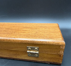 New in Wooden Box Hoppes No 9 Gun Cleaning Kit Professional Quality