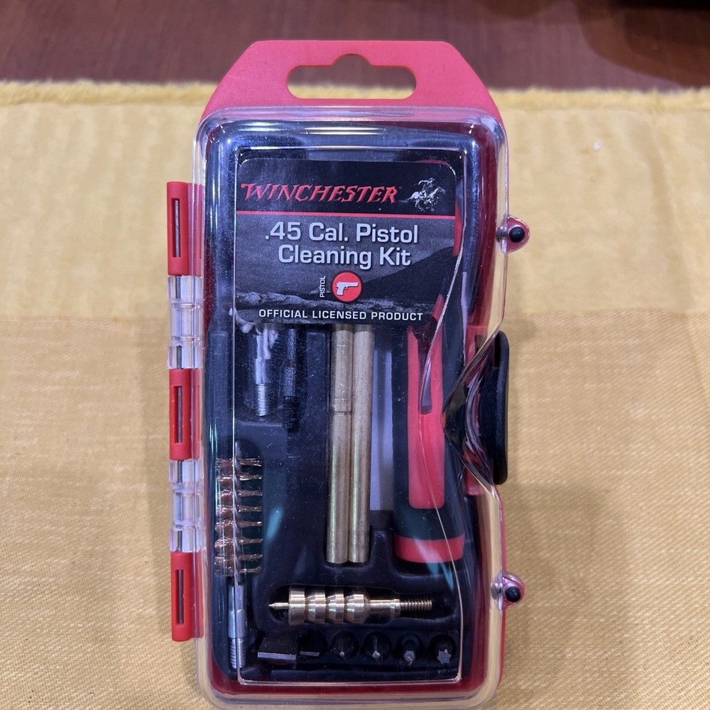 Winchester .45 Cal Pistol/Handgun Cleaning Tool Kit 14 Piece FREE SHIPPING