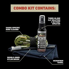 Mossy Oak CLP Shotgun Care Combo Kit – 20 Gauge Cleaning Essentials with Bore…