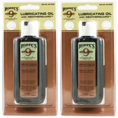 TWO BOTTLES Hoppe’s Bench Rest Lubricating Oil with Weatherguard 2.25 oz