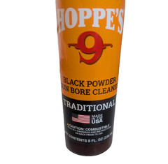 Hoppes No. 9 Plus Black Powder Solvent and Gun Bore Cleaner 8 oz