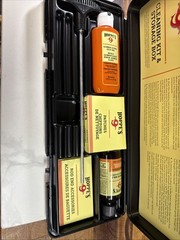 HOPPES 9 All Calibers PISTOL CLEANING KIT & STORAGE BOX Includes 10mm 40 Brushes