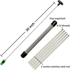 Shotgun Cleaning Kit 12 Gauge Provided Double The Consumables 30 Inch Stainless