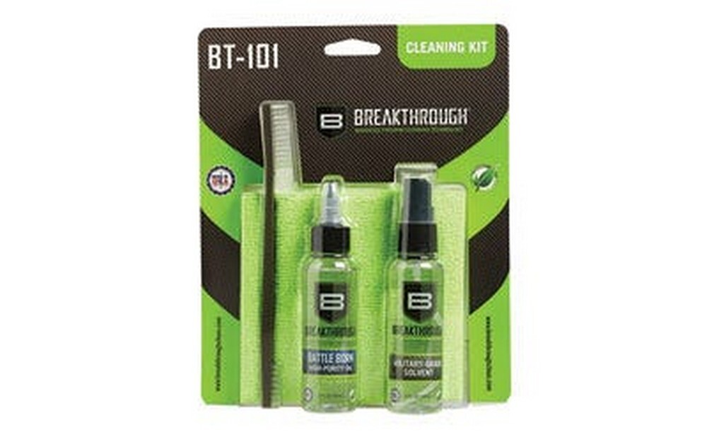 Breakthrough Clean Basic Gun Cleaning Kit Solvent & Purity Oil 2oz – BT101