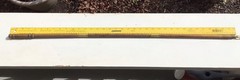Antique Unbranded Shotgun Cleaning Rod With Brass Jig For Swab Wood & Brass 3 Pc