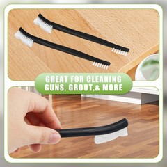6PCS Double-Ended Gun Cleaning Brush Set Supplies Kit Black