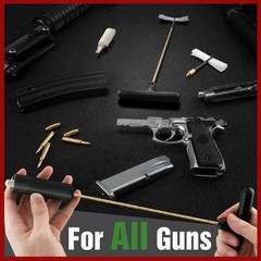 MOSSY OAK Universal Gun Cleaning Kit Handgun Rifle Pistol Shotgun Firearm w/Case