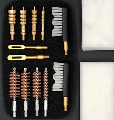 Universal Handgun Cleaning Kit for .22 .357 .38 9mm .40 .45 Caliber Pistols, Por