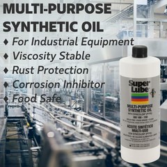 Super Lube Synthetic Oil 51010 Translucent White 0.25 Oz Multipurpose Machine