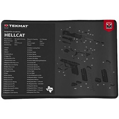 TekMat 11×17″ Firearm Cleaning Mat w/Springfield Hellcat Diagram-TEK-R17-HELLCAT