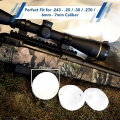 Complete Gun Cleaning Kit: 1000 Absorbent 1.5″ Cotton Patches for All Calibers