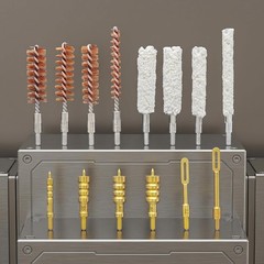 Phosphor Bronze Bore Brush Kit – Universal Multi-Caliber Gun Cleaning Brush Set