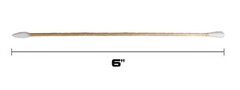 500pc 6″ Wood Handle Cotton Tipped Weapon Cleaning Swabs Non-Sterile