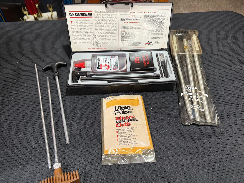 KLEENBORE GUN CLEANING KIT Plus Extras! See Pics