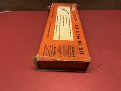 Vintage Marbles Gun Cleaning Kit Steel Case With Cardboard Slip Cover Good Color