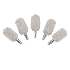 5 X Shotgun 12 Gauge 5/16-27 Thread Cleaning Cotton Mop Short Brush 2″ Length