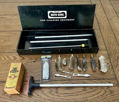 Vintage Mill Run Brite-Bore Gun Cleaning Kit with Hoppe’s No. 9 & Accessories