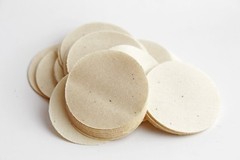 .60-.69 CAL. 1 1/2″ ROUND .005″ THICK DRY SHOOTING PATCHES / QTY. 100 / EMSS6051