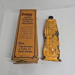 Vintage Hoppe’s Gun Cleaning Grease Mostly Full Hunting W/ Box