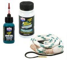 Shotgun Cleaning Snake for 12ga with Extreme Bore Solvent and Gun Oil