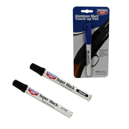 Birchwood Casey Touch Up Pen 3-Pack Flat, Gloss Aluminum Black Made in the USA