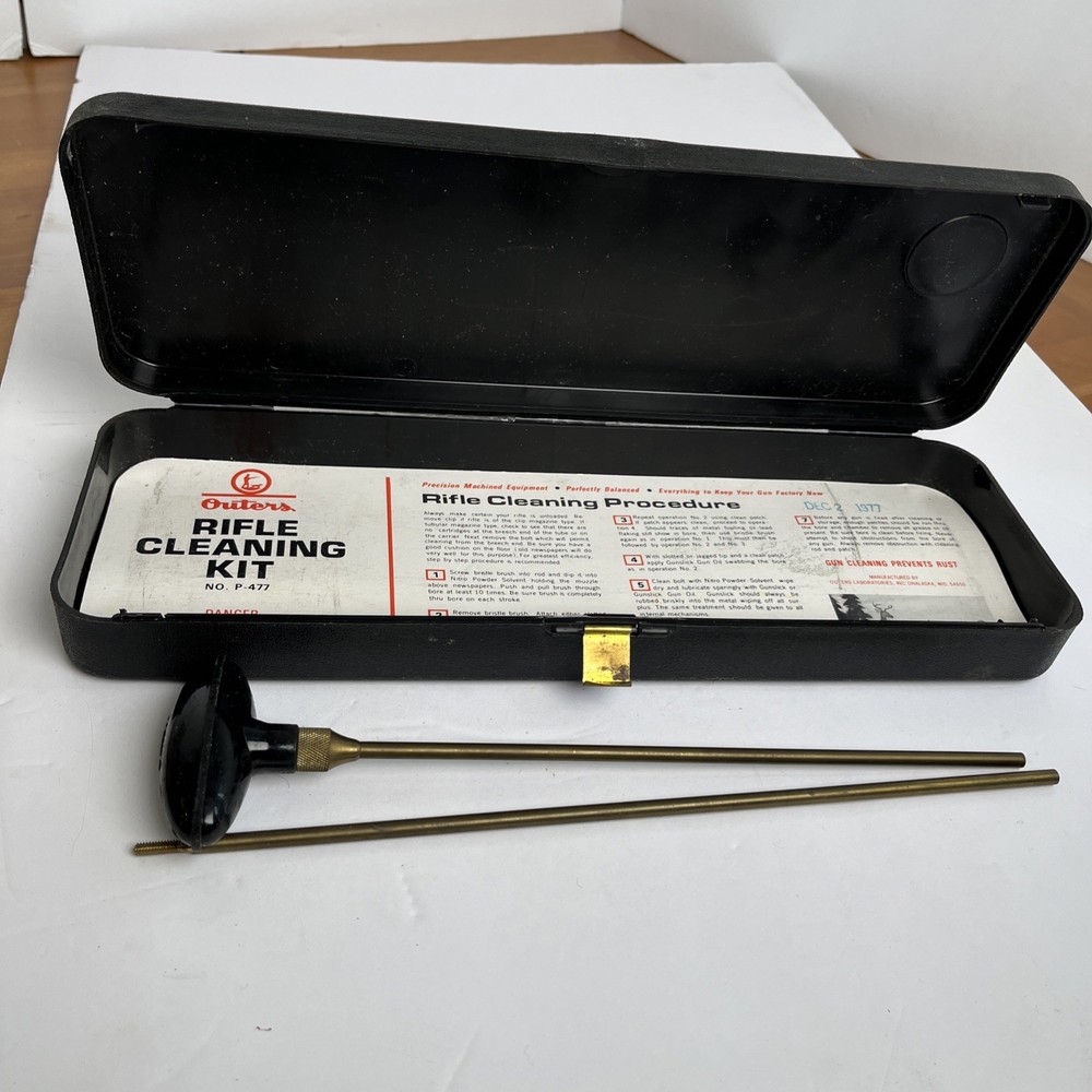 Outers Gunslick Rifle Cleaning Kit No. 477 For 5mm As Is