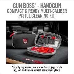 Real Avid Handgun Cleaning Kit – All-In-One 13 Piece Pistol Cleaning Kit with