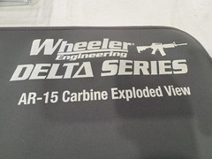 WHEELER DELTA SERIES GUN MAINTENANCE MAT 156824 Exploded View Rubber Back NEW