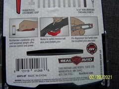 Real Avid Accu-Punch Hammer & Roll Pin Punch Set With Pin Alignment Tool