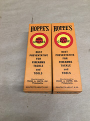 (2) Vintage Hoppes Gun Grease Tubes with Boxes