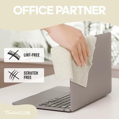 Fantasticlean Microfiber Cleaning Cloth Roll 2-Pack, 120 Reusable Tear-Away Towe