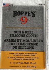 Hoppes Silicone Gun/Reel Cleaning Cloth to Remove Corrosive Epidermal Oils 1218