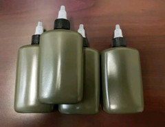 Military Breakfree CLP Weapon Gun Oil 4 oz Bottle OD Green made in USA Lot of 2