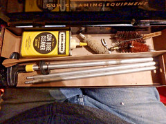 2K-vintage MILL RUN Brite-Bore shot gun cleaning kit