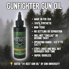Gunfighter Gun Oil 4oz Bottle