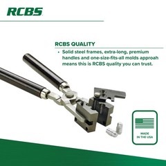 RCBS Bullet Mould Handles, Universal Handles for One Size, Multicolor