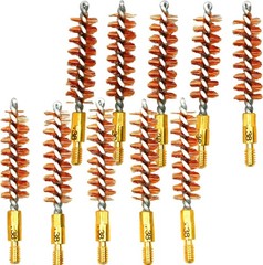 Effortless Cleaning with 38 Cal Bronze Bore Brush Set – 10 High-Quality Brushes
