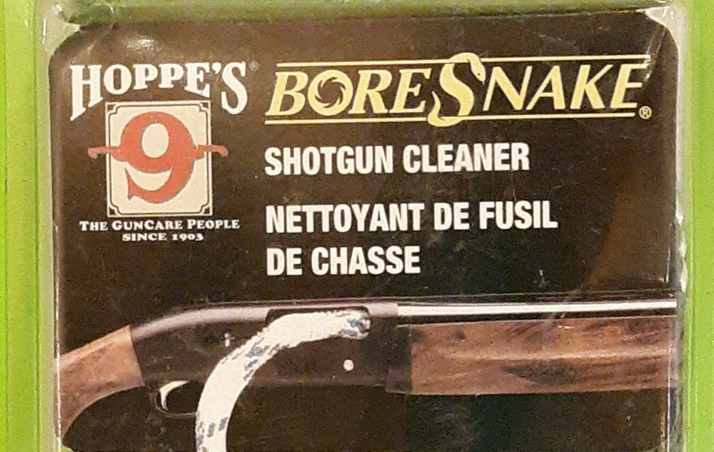 Hoppe’s BoreSnake Shotgun Cleaner 20 Gauge. Cleans in 10 seconds